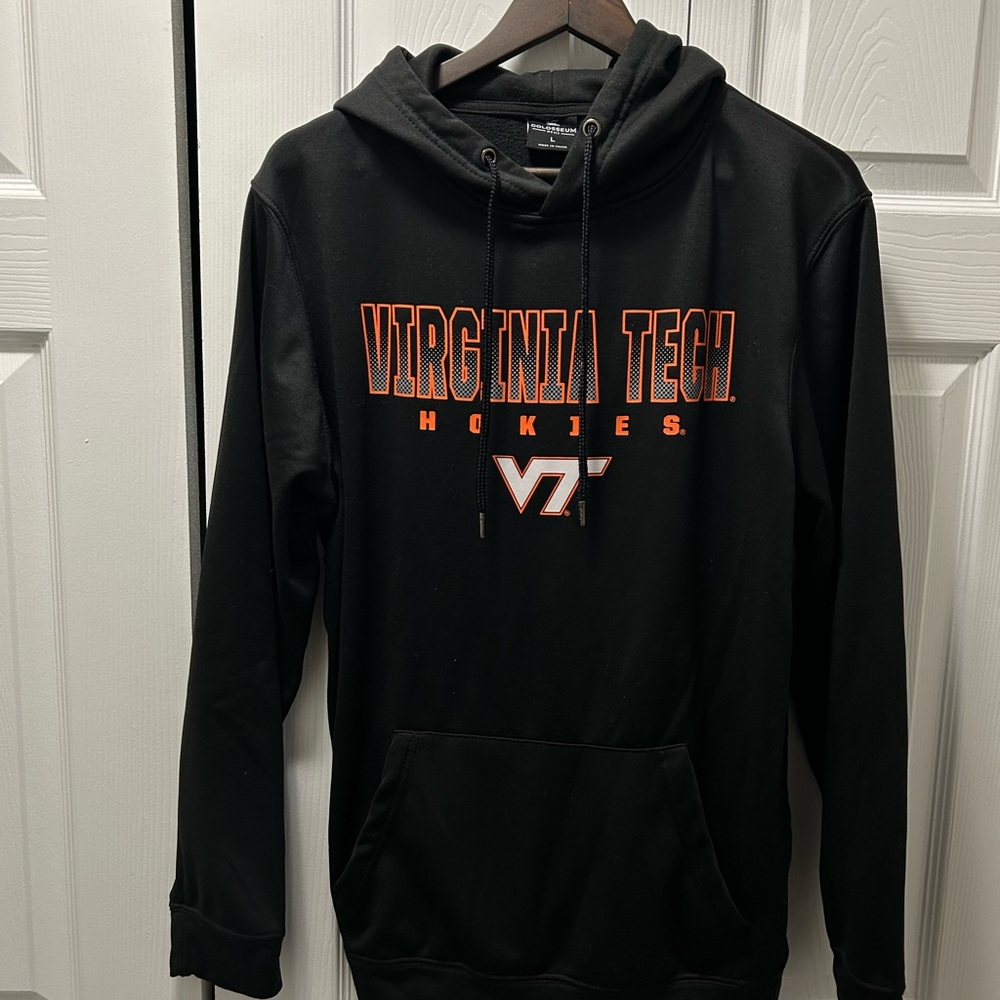Virginia Tech Hokies Black Hoodie | Size L